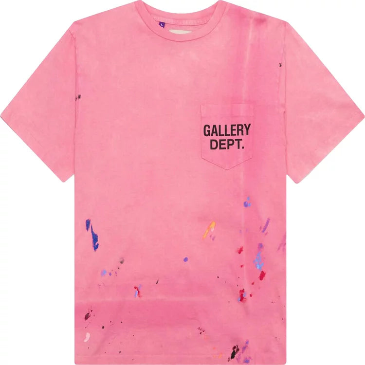 VINTAGE LOGO PAINTED TEE "SALMON"