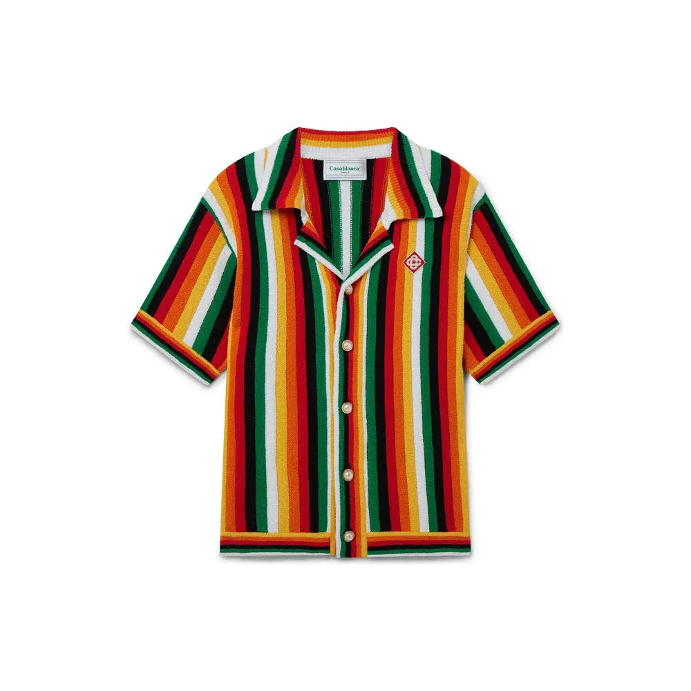 STRIPED TOWELLING SHIRT