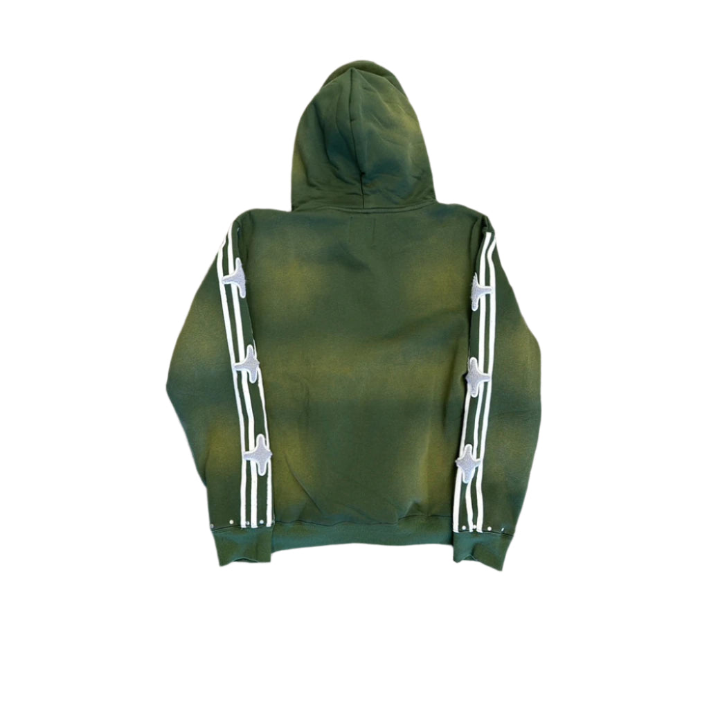 STUDDED DESTRUCTION HOODIE