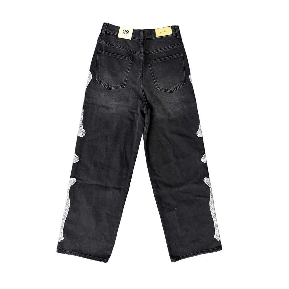 SKELETON ULTRA BAGGY DENIM