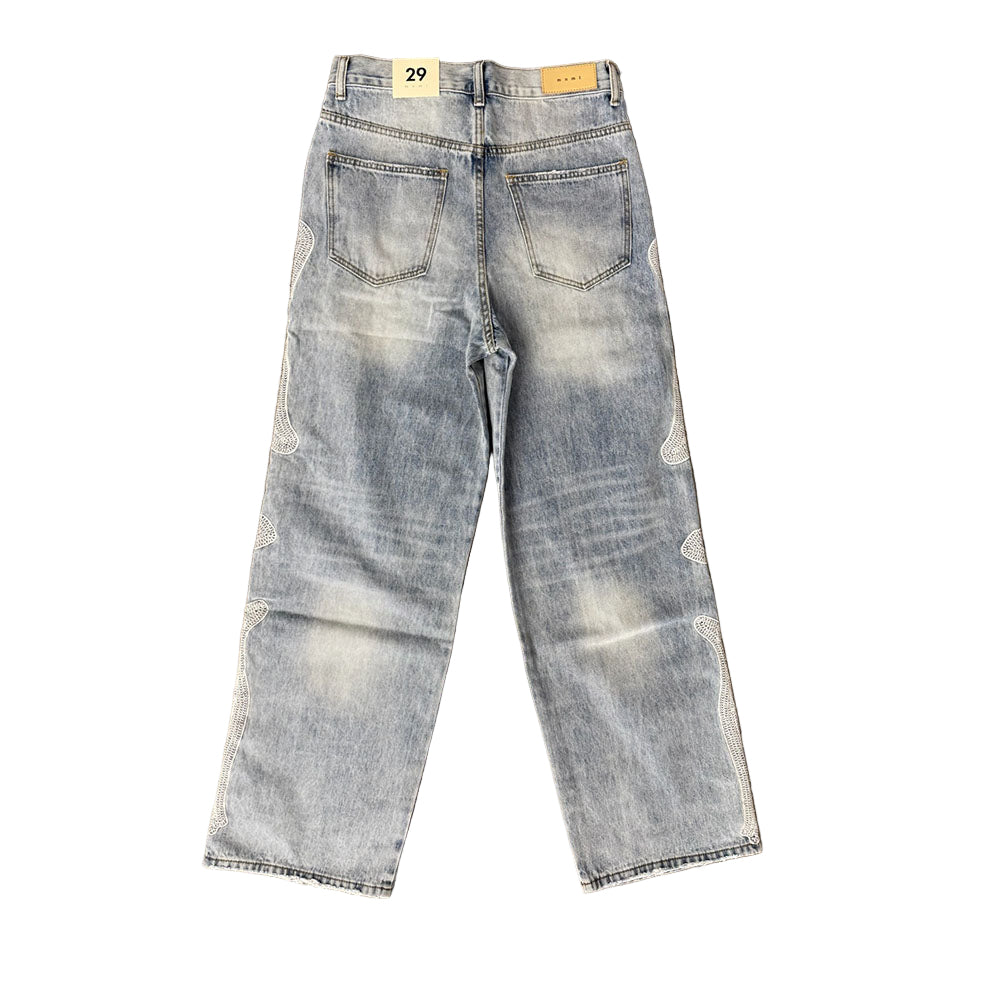 SKELETON ULTRA BAGGY DENIM