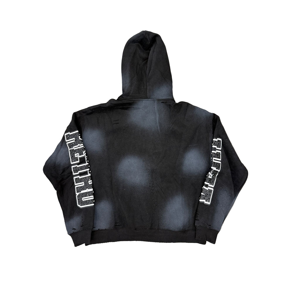 RHINESTONE NEVER BEEN NORMAL HOODIE