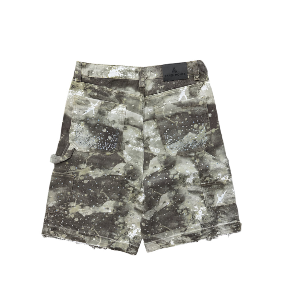 CRYSTAL CAMO JORTS