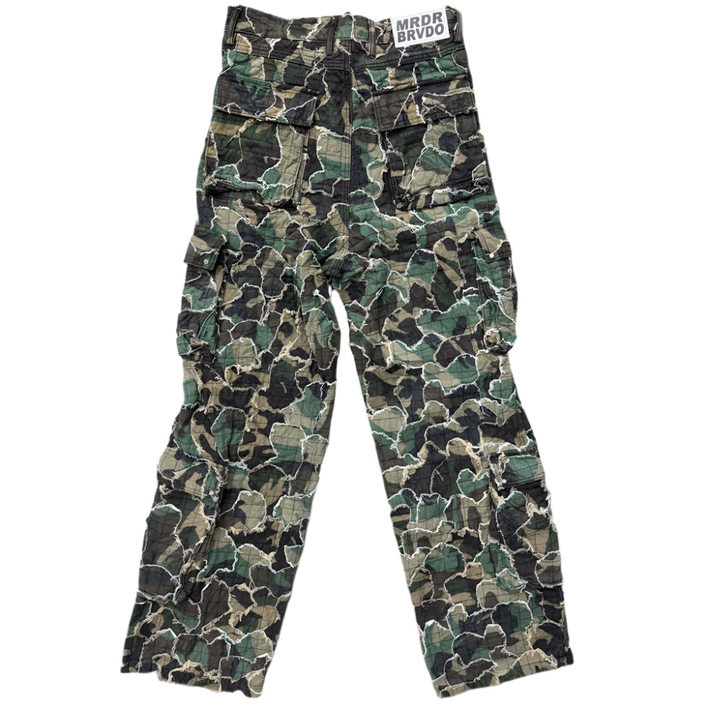 WASHED CAMO CARGO PANT