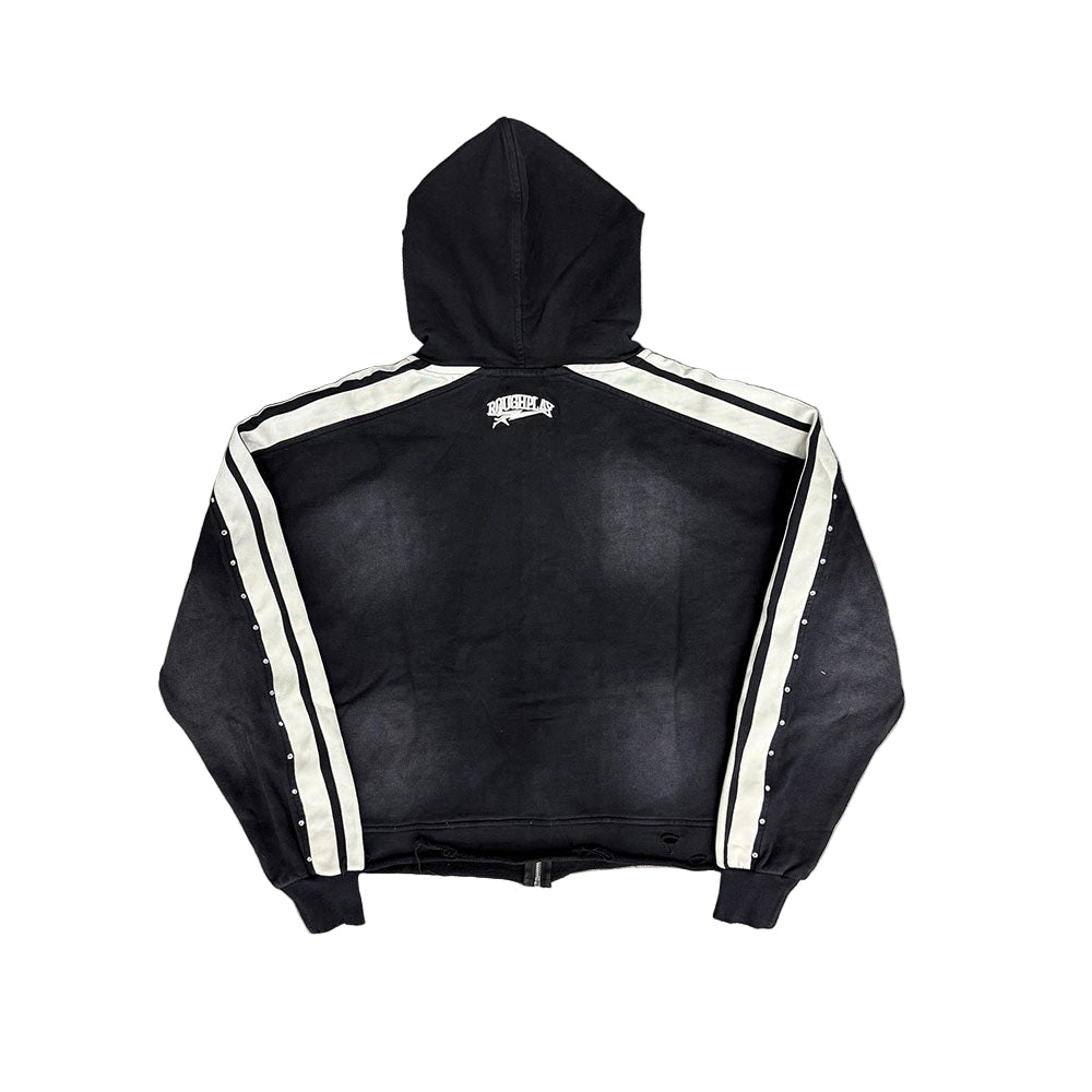 STRIPE SWEATSUIT BLACK